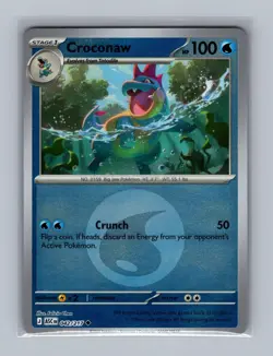 Croconaw (Energy Symbol Pattern) 042/217 Ascended Heroes Pokemon Reverse Holo NM - Image 1