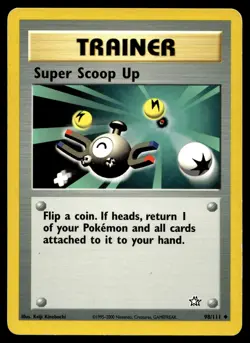 Super Scoop Up 098/111 Pokemon Neo Genesis Unlimited Non Holo (MP) - Image 1
