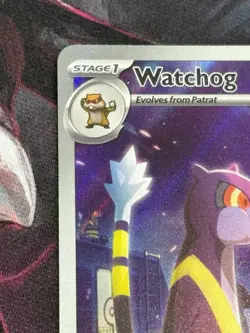 Pokemon Chaos Rising #97/86 Watchog Illustration Rare Holo - Image 3
