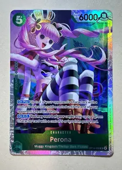 Perona OP14-033 SR Alt Art: The Azure Sea's Seven - One Piece Card - Image 1