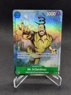 Bandai One Piece Card Game Mr.3 (Galdino) ST30-014 Special Foil EN Alt Art - Image 1