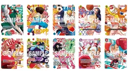 Bandai One Piece Card Game Round1 all 10 Promotion Packs - Image 3