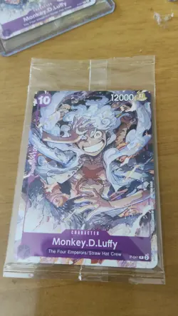 One Piece Card Game Promo Monkey D Luffy Gear 5 P-041 Eng Sealed Not For Sale - Image 5