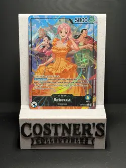 Rebecca (Leader Alt Art) OP15-039 One Piece Adventure on Kami's Island English - Image 1