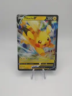 PIKACHU V - ULTRA RARE PROMO - SWSH285 - CROWN ZENITH BLACK STAR - POKEMON - Image 1