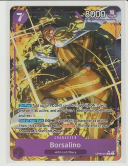 Borsalino - Alternate Art Rare One Piece Card OP16-073 R* - Image 1