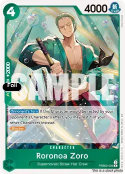 Roronoa Zoro - PRB02-006 [PRB-02 - PRB02-006] - NM [Foil] TCG One Piece - Image 1