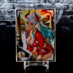 Yamato Premium Waifu Art Card Holo Foil ACG-AVL Manga Art - Image 1