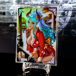 Yamato Premium Waifu Art Card Holo Foil ACG-AVL Manga Art - Image 2