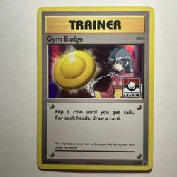 NM/LP Pokemon Sabrina GYM BADGE Card XY BLACK STAR PROMO XY208 League Holo Foil - Image 1