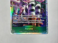 One Piece Card Game🏴‍☠COLOR: GREEN OP14-033 PERONA SR FOIL NM ENGLISH - Image 2
