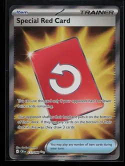 Special Red Card Holo Ultra Rare ME04: Chaos Rising 113/086 NM (3Q) - Image 1