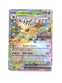 Pokemon TCG Leafeon EX 006/131 STAMPED PROMO Card Prismatic Evolutions SEALED - Image 1