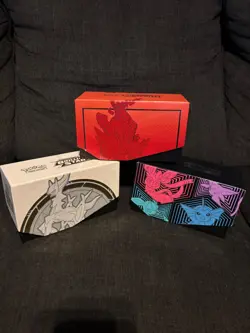 Three Pokemon sword and shield trainer boxes w/ cards 820650870125 - Image 1