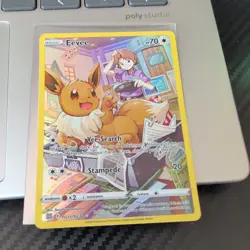 Eevee Brilliant Stars Pokemon Card NM TG11/TG30 - Image 2