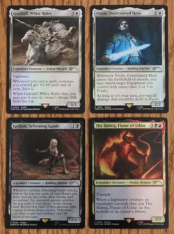 MTG Magic Lord of the Rings LOTR Tales of Middle-Earth Resale Promo Card Set 4 - Image 1