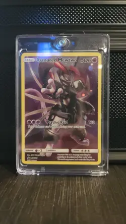 Pokemon 2019 TCG Black Star Promo Armored Mewtwo Holo Card SM228 - Image 2