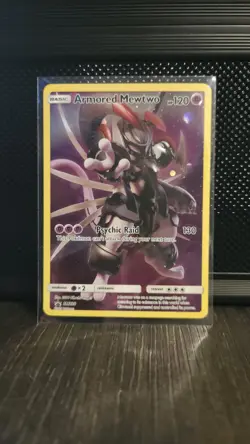 Pokemon 2019 TCG Black Star Promo Armored Mewtwo Holo Card SM228 - Image 4