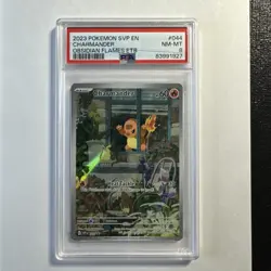 Charmander SVP044 Obsidian Flames PSA Graded 8 English Pokemon Trading Card Game - Image 1