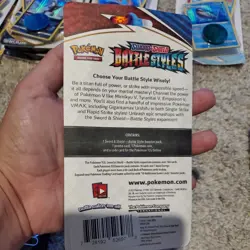 Pokemon Battle Styles Booster Pack Arrokuda with Coin SWSH093 TCG Trading Cards - Image 2