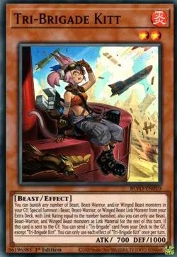 Yugioh! LP Tri-Brigade Kitt - BLVO-EN010 - Super Rare - 1st Edition Lightly Play - Image 1