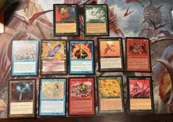 Magic MTG - MIRAGE starter deck 1996 - Complete - All Cards NM Or LP, w Booklet - Image 2