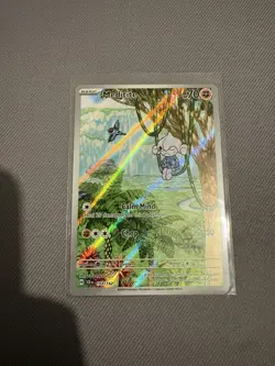Meditite 153/142 Illustration Holo Rare S&V Stellar Crown Pokemon Card NM/M - Image 1