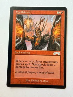 MTG Magic: The Gathering - Exodus - 1x Spellshock Card - NM English - Image 1