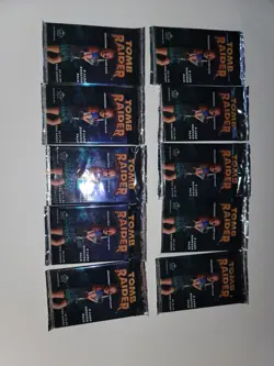 1999 TOMB RAIDER SLIPPERY WHEN WET BOOSTER PACKS COLLECTABLE CARD GAME 10 packs - Image 2