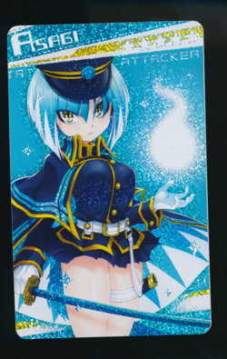 KONAMI HOLO Card Connect Bomber Girl ASAGI Art Variant Spicy Waifu Arcade - Image 1