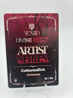 CottontailVA Box Topper 1st Edition Divine Chaos Card GamerSupps VCard 10/80 - Image 2