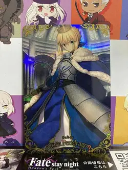 Artoria Pendragon Saber Fate Grand Order FGO Wafer Card vol.1 SR21 - Image 1