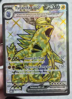 Pokemon Card - Tyranitar - Full Art Ultra Rare - Obsidian Flames - 211/197 - NM - Image 3