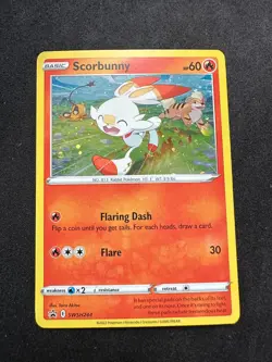 Scorbunny - (Cosmos Holo) Swsh244 Swsh: Sword & Shield Promo Cards Holo - Image 1