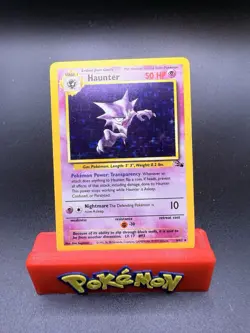 Pokemon Haunter Fossil Holo Rare Card 6/62 Unlimited 1999 English NM - Image 1
