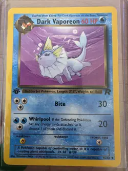 Pokemon TCG 1st Edition Team Rocket 3-Card Lot Dark Flareon Vaporeon Jolteon - Image 4