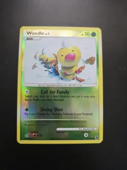 Pokemon Weedle Great Encounters Reverse Holo Common Basic Card 93/106 50 HP 2008 - Image 1