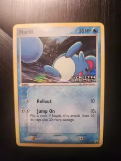Marill 76/113 Delta Species Reverse Holo Pokemon TCG Card - Image 3