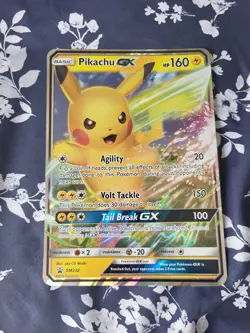 Pikachu GX JUMBO Promo Card SM232 Oversized Holo Pokemon NM - Image 1