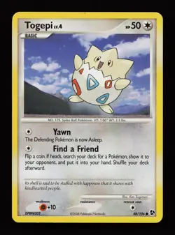 Togepi 88/106 Common Great Encounters Pokemon Cards - Image 1