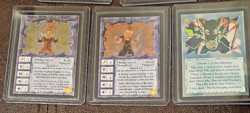 1997 Ani-Mayhem Dragon Ball Z Ultra Rare 5/5 Foil Card Set - Image 2