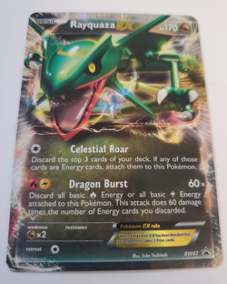 Rayquaza EX BW47 2012 Black & White Black Star Promo Pokemon Card - Image 1
