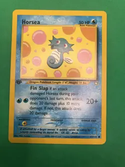 Horsea - 1st Edition - 62/111 - Neo Genesis - Pokemon Card - Near Mint - Image 1