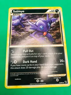 Sableye - 35/90 - HGSS - Undaunted - Pokemon Card - Unplayed NM/EXL - Image 1