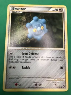 Bronzor - 58/102 - HGSS - Triumphant - Pokemon Card - Unplayed NM - Image 1
