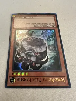 Yu-Gi-Oh! Super-Nimble Mega Hamster Ultra Rare 1st Ed Near Mint RA02-EN004 - Image 2