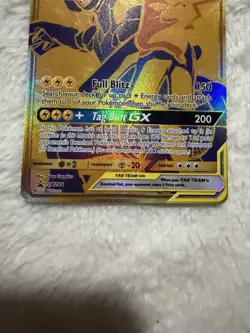 Pikachu & Zekrom GX SM248 SM Holo Promo Card 2021 Tag Team - Image 5