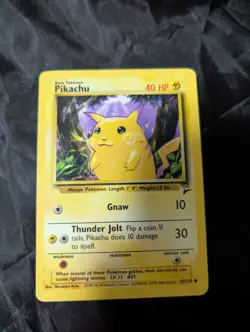 Pokemon Card Pikachu 58/102 – Base Set (1999) – Vintage WotC – Original - Image 1