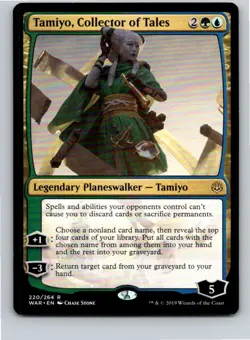Magic the Gathering Tamiyo, Collector of Tales War of the Spark MTG Free Ship! - Image 1