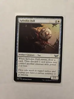 Splitskin Doll - Duskmourn - LP - Uncommon - Artifact Creature - Image 1